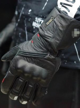 ALASKA阿拉斯加长款保暖真皮手套GTX防水防风防摔保暖机车手套