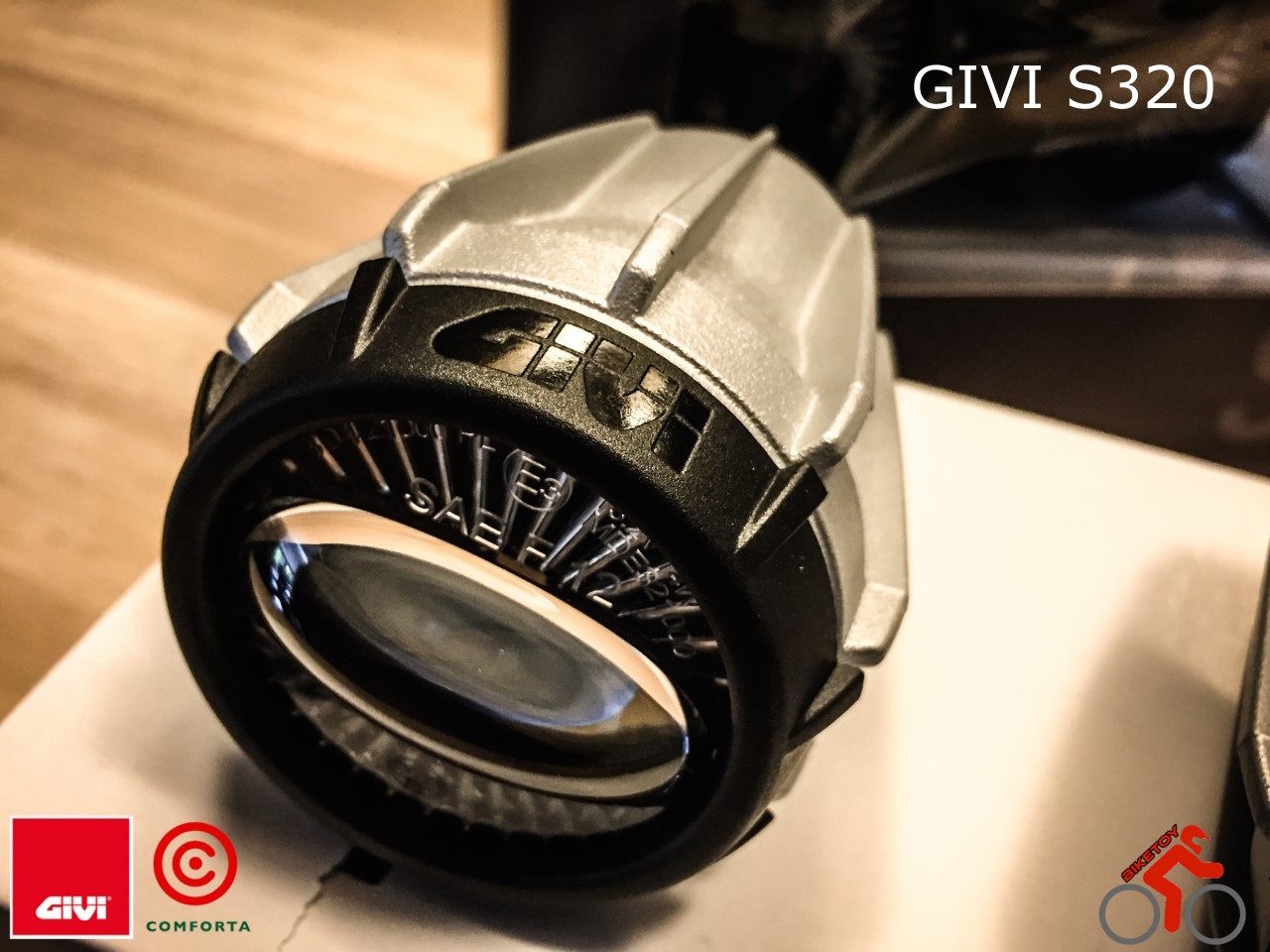 意大利进口GIVI S320加强型 LED探照灯 射灯 雾灯 单个配件