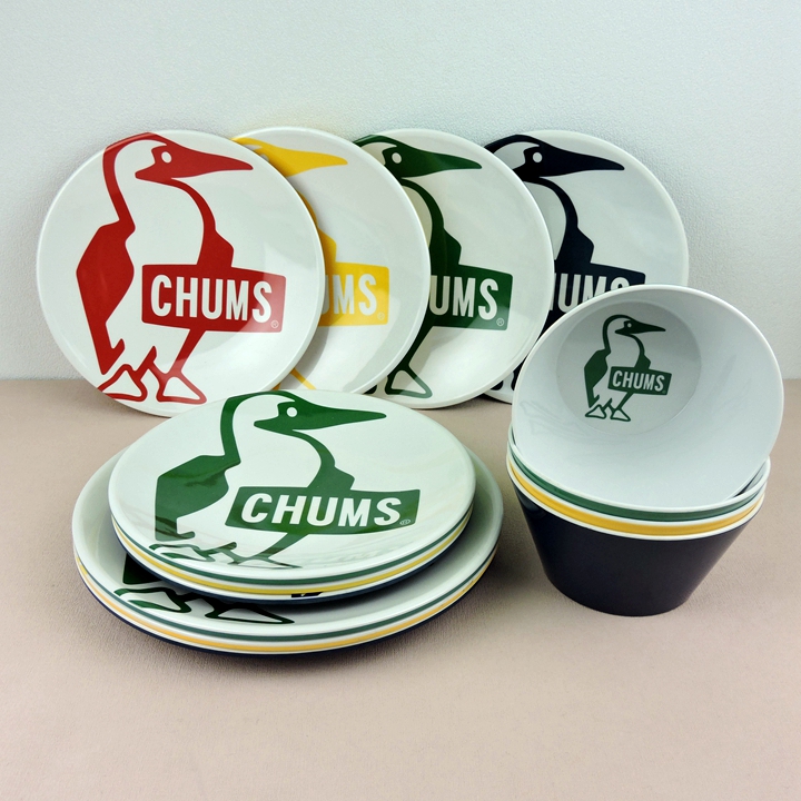 CHUMS圆形密胺高颜值露营装备