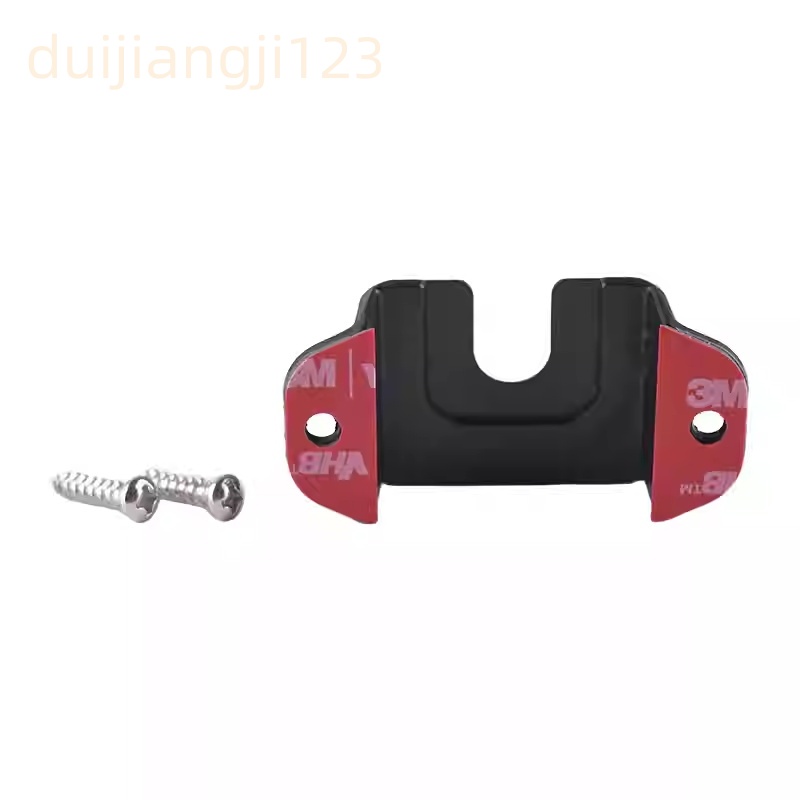 车载手咪支架挂钩转背夹款对讲话咪固定挂架夹锌合金支架挂扣黑色