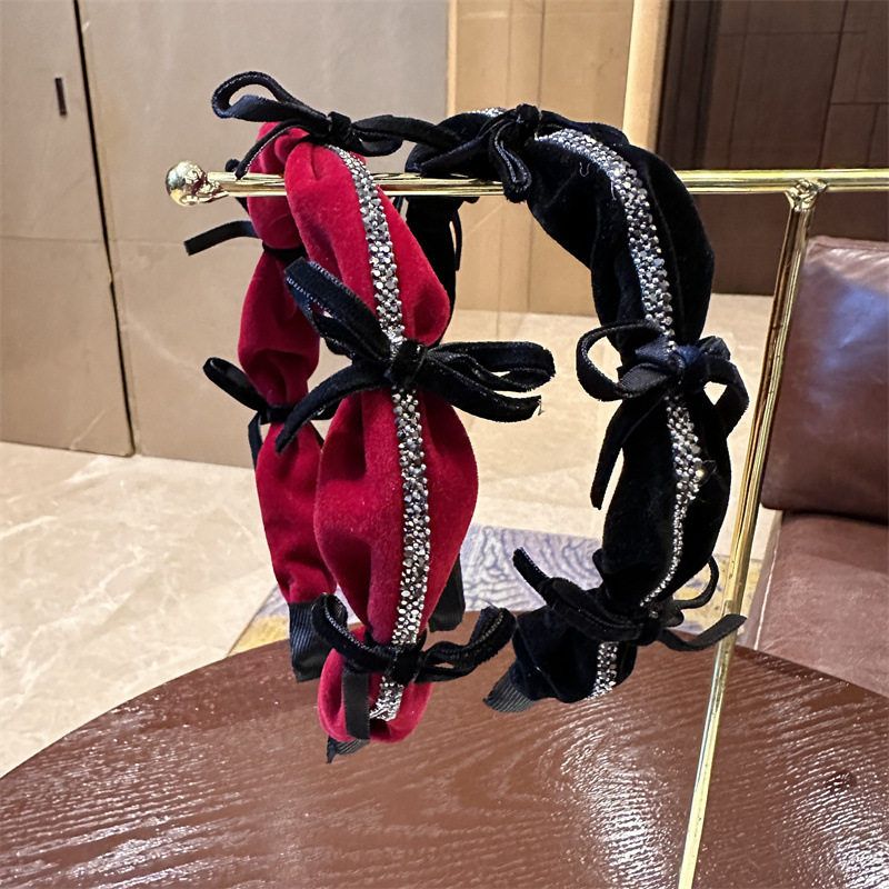 小高级甜美新品发饰蝴蝶结法式