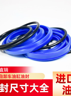 自卸车翻斗液压顶泵液压油封侧翻油缸密封圈修理包多节油缸油封