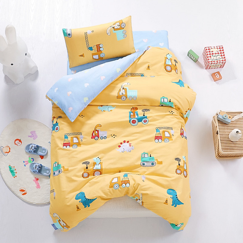 儿童纯棉幼儿园被子三件套宝宝入园专用夏婴儿床品被套被褥六件套