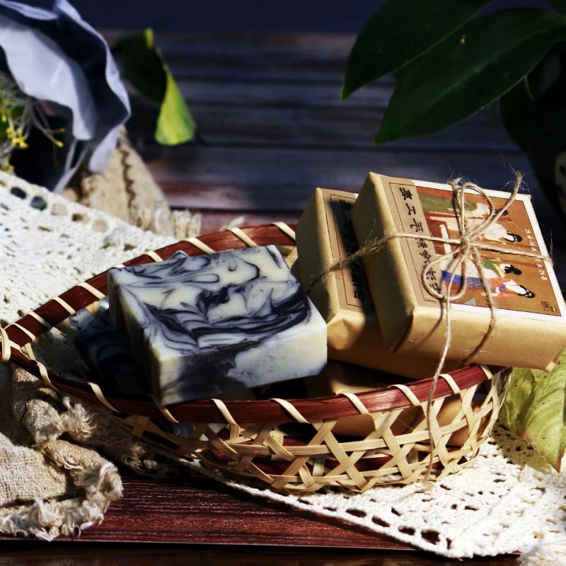 幕橙手工皂洁面皂沐浴竹炭皂净肤非皂基精油皂男女通用控油