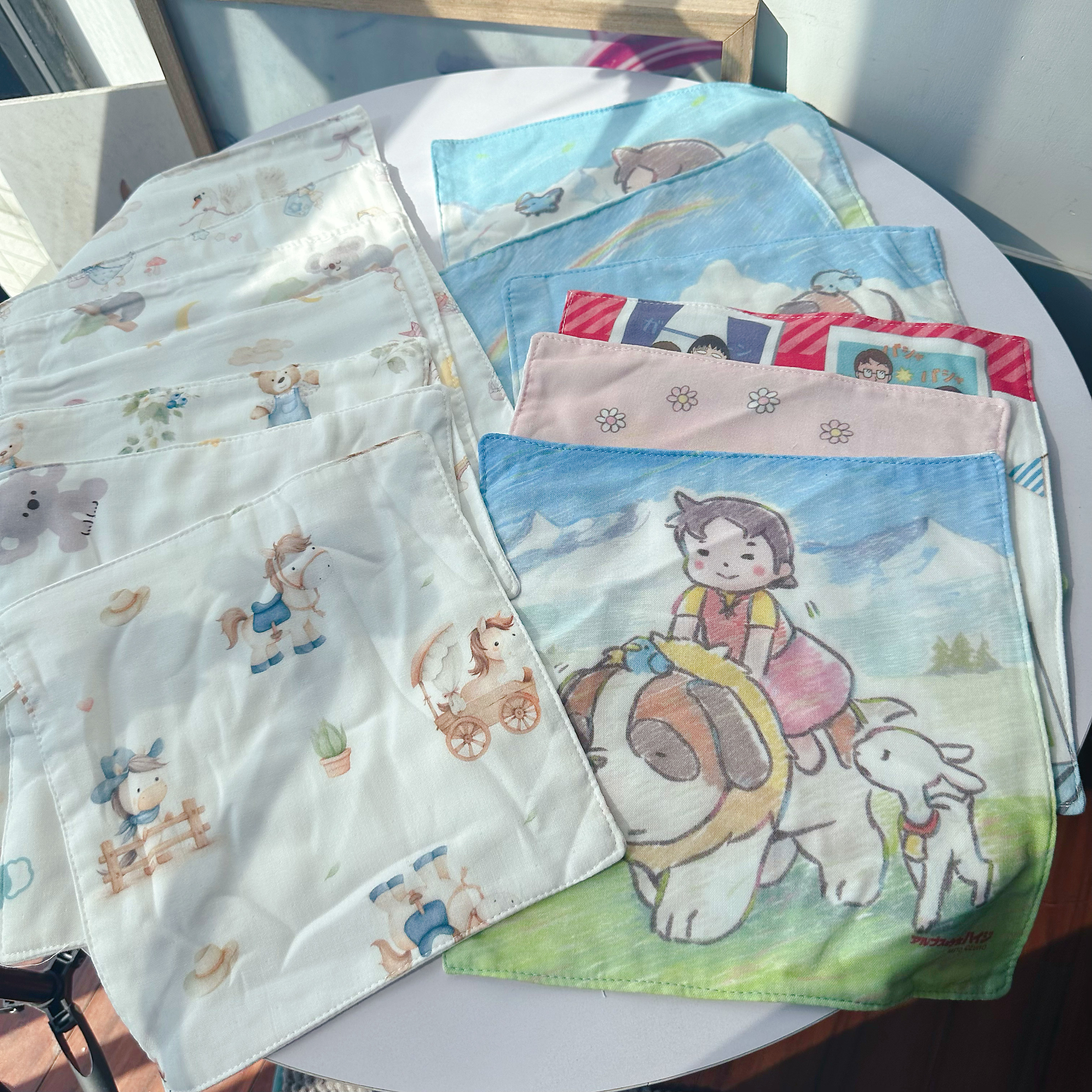 10条包邮A类婴幼儿吸水擦手巾