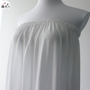 汉服薄内衬抹胸裙2米摆防静电打底衬裙桑蚕丝可调节伞裙防透夏季