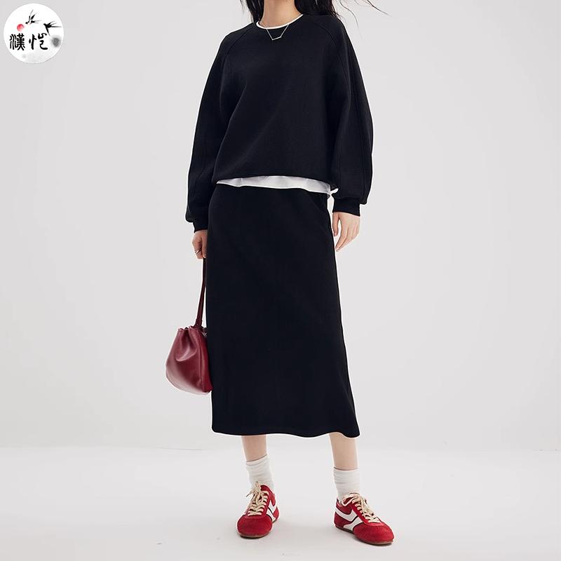 打底保暖半裙马面裙汉服防透百搭