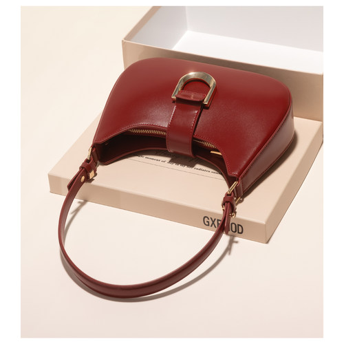 GXFMOD高级感法棍包牛皮腋下包