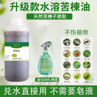 苦楝油印楝油红蜘蛛苦楝子油农用果蔬花卉绿植宠物