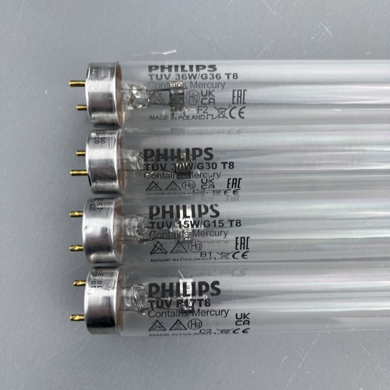 飞利浦紫外线消毒灯管TUV15W18W30W36W T8消毒柜消毒车进口杀菌灯