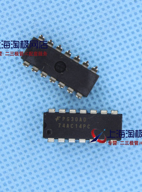 74AC14PC  DIP14 全新仙童正品++