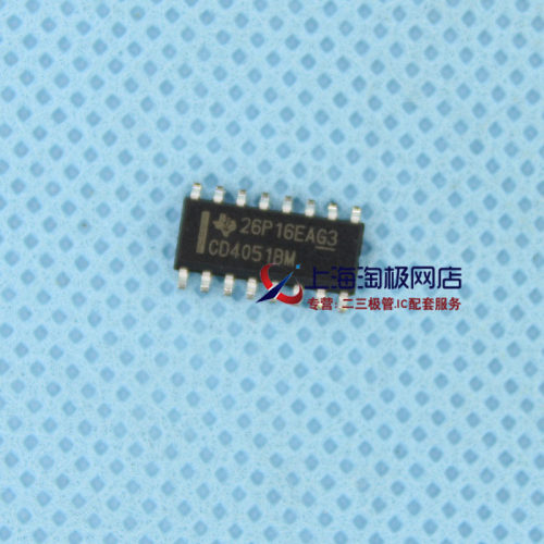 CD4051BMSOP16正品冲双冠TI