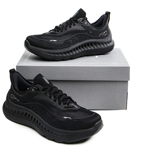 男子休闲跑鞋舒适软弹透气运动鞋