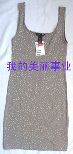 H&M专柜正品基本款弹力棉修身性感百搭长背心针织休闲裙夏季单件