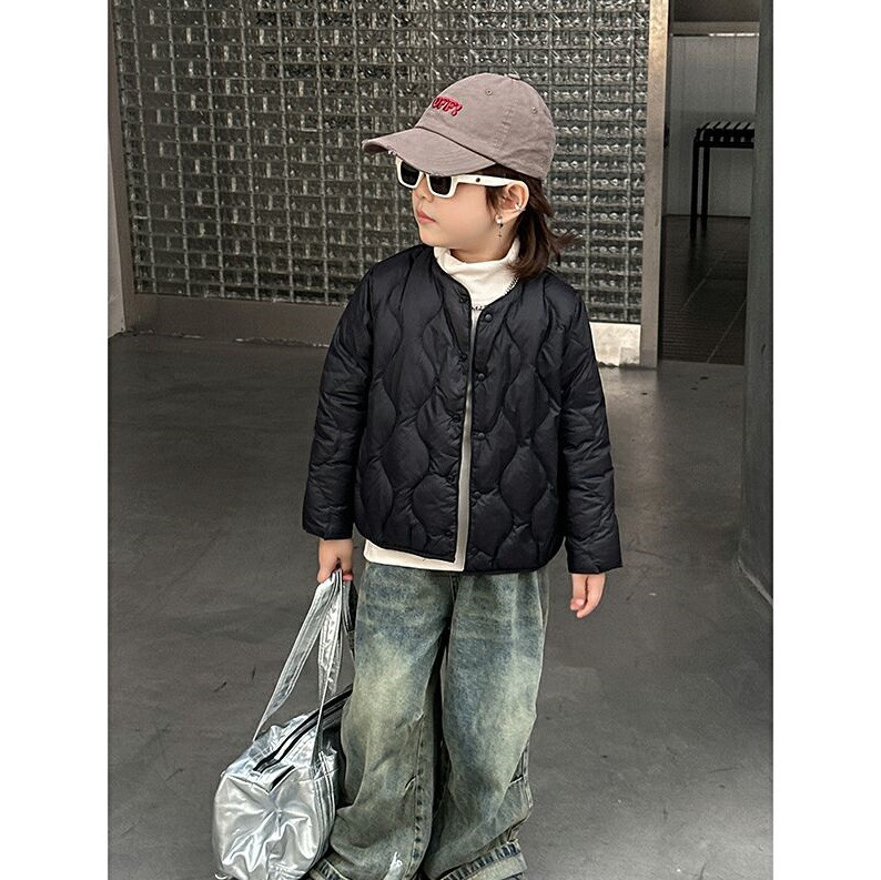 儿童校服神器冬季内胆小学生男童秋冬款羽绒服女童宝宝内搭上衣