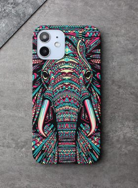 新创意夜光iphone12Pro手机壳磨砂硬壳iph12promax浮雕潮男女款