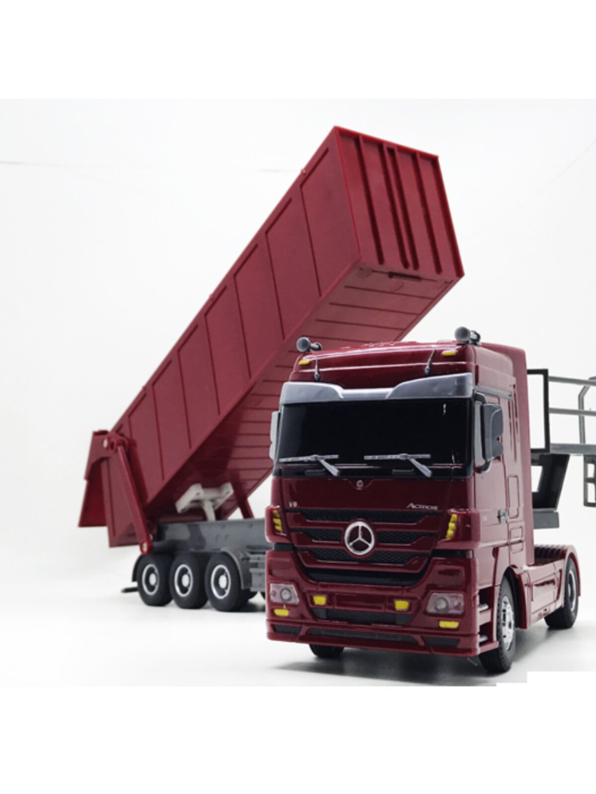 QINGYI 소년 장난감 자동차 큰 양동이 트럭 트랙터 원격 제어 덤프 트럭 원격 제어 트럭 엔지니어링 차량 원격 제어 자동차