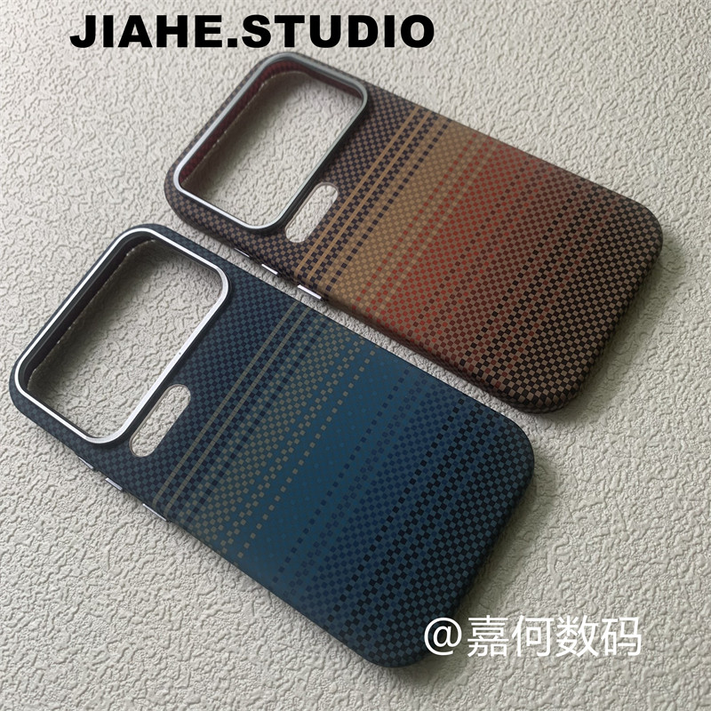 仿碳纤维纹凯夫拉纹满天星河日落月升适用小米17promax手机壳小米15pro硬壳磁吸男小米15ultra保护壳轻奢商务