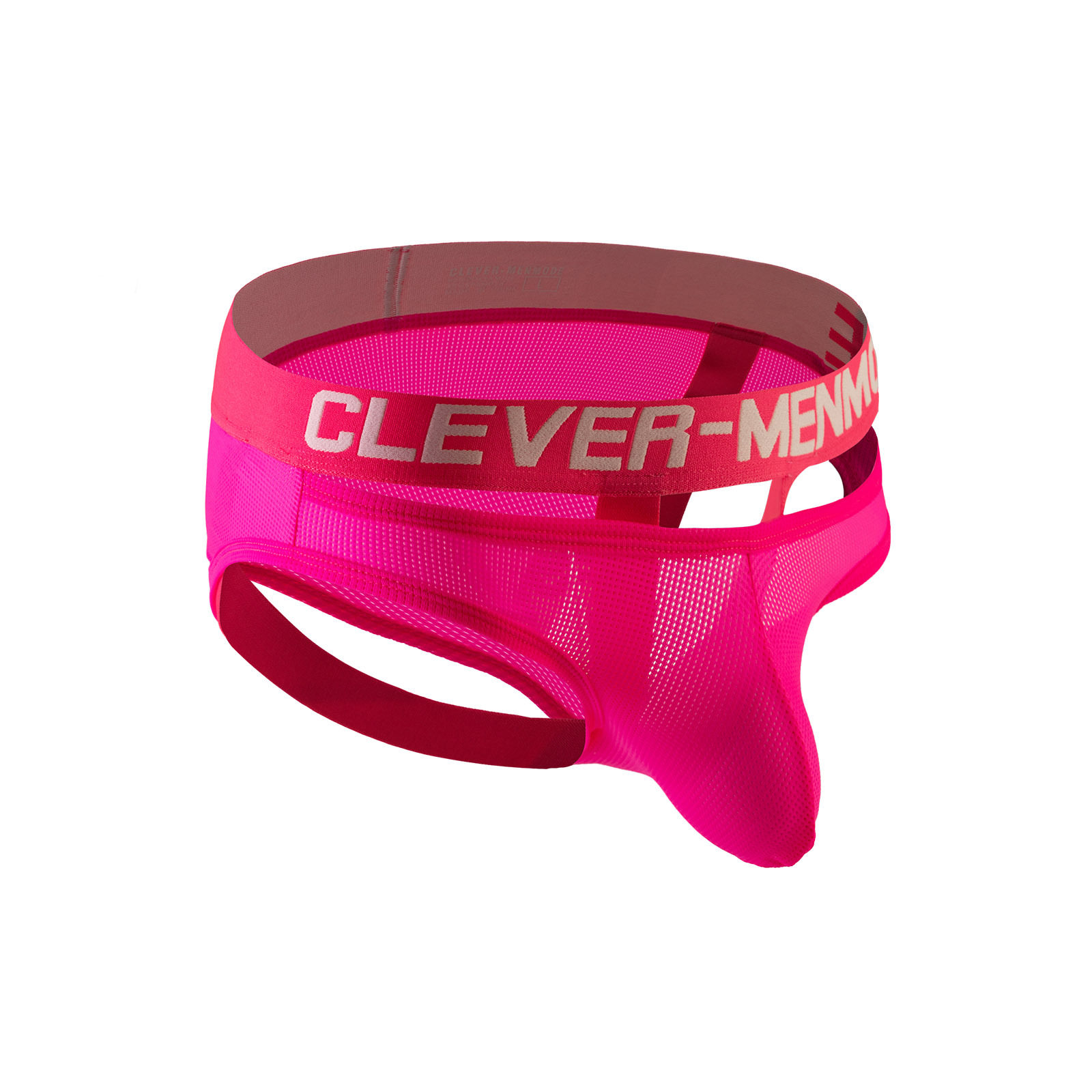 CLEVER-MENMODE男士性感网孔透气三角裤镂空多功能提型内裤欧码
