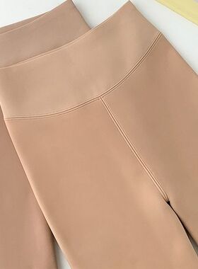 400g秋冬水光袜加绒加厚无缝芭比高腰收腹提臀打底裤女外穿踩脚裤