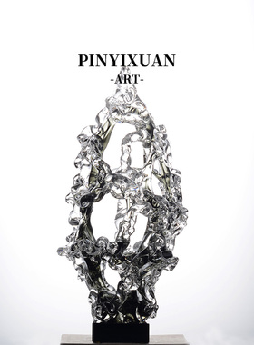 品一轩琉璃太湖石轻奢简约风摆件