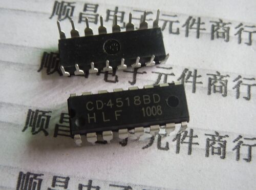 CD4518BD DIP-16 全新 CD4518BE 集成电路 4518 CD4518