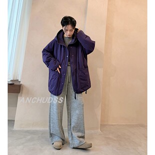 ANCHUDSS 冰岛外套！工装风3M新雪丽户外风衣式连帽棉服秋冬上衣
