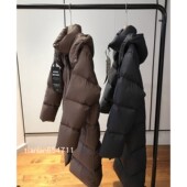 三星 90%白鸭绒有 溯源码 大被子系列 连帽中长款 连帽羽绒服