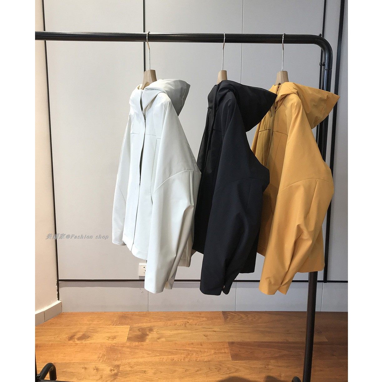 牛货系列~无需言语的高及！防风防水白鹅绒连帽冲锋衣短款羽绒服