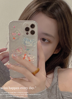 卡通糖果三星s22 s21uItra手机壳s10e滴胶壳s20fe立体s9+保护套女