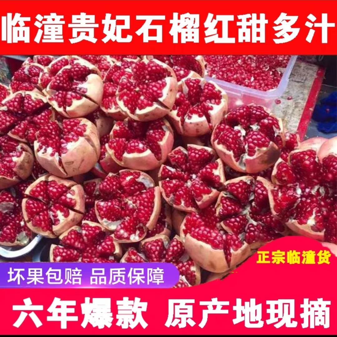 【10年镇店宝】正宗陕西临潼石榴味甜多汁农家老品种石榴新鲜水果