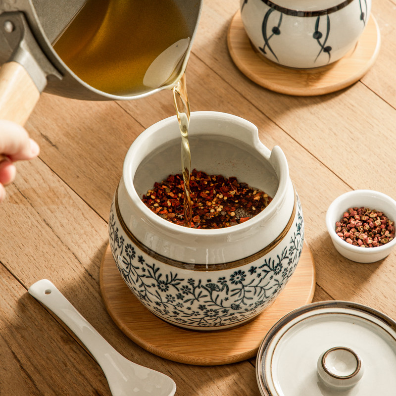 耐高温陶瓷猪油罐厨房油泼辣子罐家用大容量辣椒罐调味调料罐盐罐,厨房/烹饪用具,调味瓶罐/调料研磨器,淘宝优惠券,粉丝福利购,淘宝优惠卷