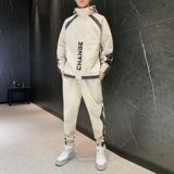 2021秋季工装套装男休闲运动潮流两件套XZ313B-1-T80107-P80，男装休闲套装，星座313B-2