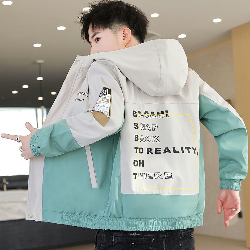 主推款秋季新款夹克青少年休闲百搭连帽外套XZ313B-1-NS08,男装夹克,星座313B-2