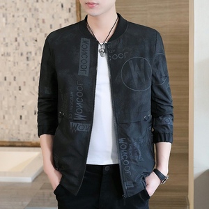 夹克男秋季新款高品质男士棒球领休闲外套XZ313B-1-JK6661-P60图片