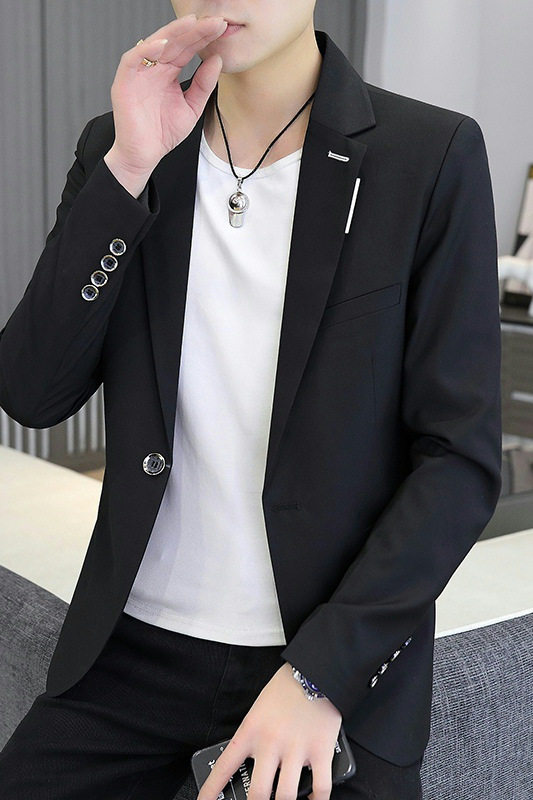 西装男秋季新款时尚休闲小西服外套XZ313B-1-XF2882-P90,男装西服,星座313B-2