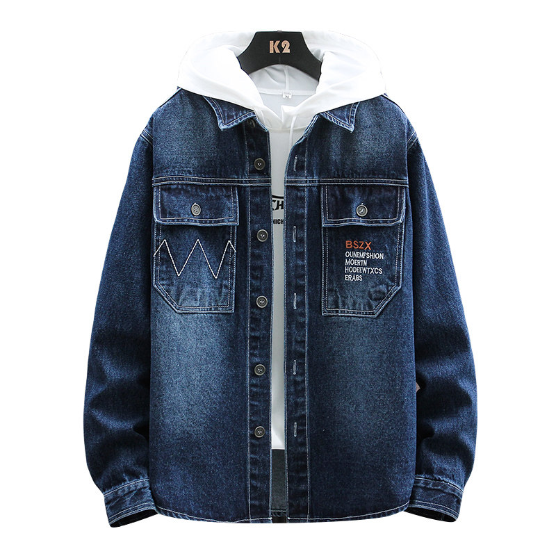 2021春秋季新品时尚潮流牛仔夹克外套XZ313B-1-NZ935--P70,男装夹克,星座313B-2