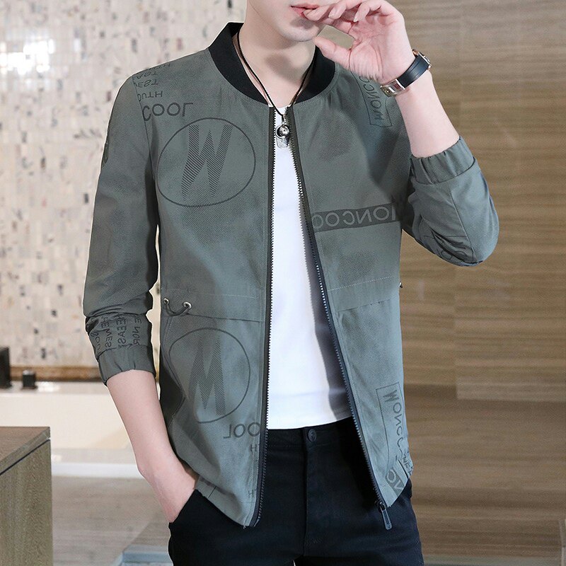 夹克男秋季新款高品质男士棒球领休闲外套XZ313B-1-JK6661-P60,男装夹克,星座313B-2
