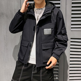 主推款秋季男士时尚变色连帽工装夹克外套XZ313B-1-JK788-P73，男装夹克，星座313B-2