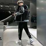 2021秋季工装套装男休闲运动潮流两件套XZ313B-1-T80107-P80，男装休闲套装，星座313B-2