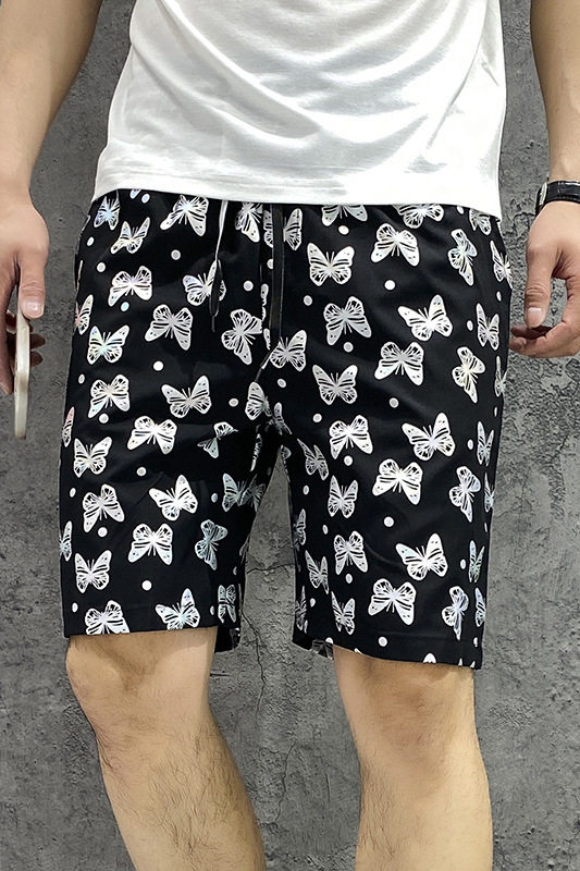 主推夏季新款短裤男休闲五分裤沙滩裤XZ313B-1-DK01-P25,男装休闲裤,星座313B-2