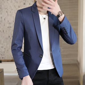 XF2889-P90休闲西装男2021时尚百搭韩版小西服商务外套XZ313B-2图片