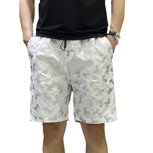 主推夏季新款男士大码时尚潮流休闲沙滩裤XZ313B-1-DK02-P25图片
