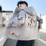 2021秋季新款潮流ins男士时尚连帽夹克上衣XZ313B-1-JK07-P60，男装夹克，星座313B-2