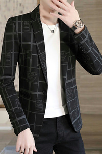 XF2887-P90商务西装外套男新款休闲时尚百搭韩版小西服XZ313B-2图片