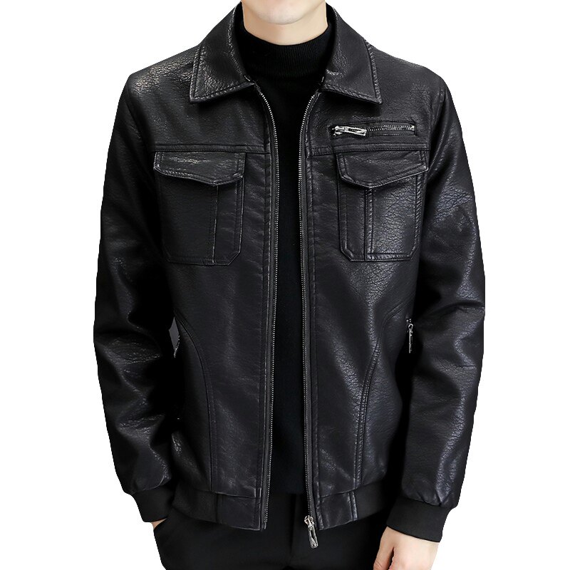 2021冬加绒加厚皮衣青年机车服皮夹克外套XZ313B-1-PY1902-P120,男装皮衣,星座313B-2