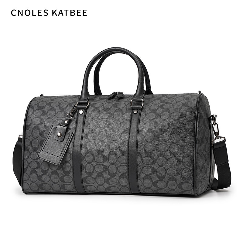 软皮旅行包大容量男士手提包男款单肩包斜挎包公文包电脑包休闲包