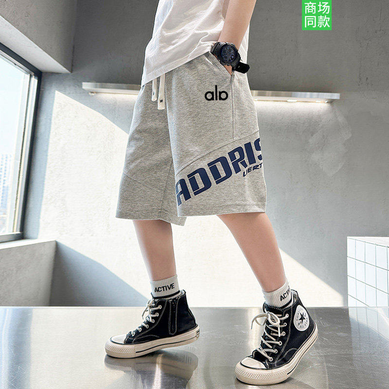 官网奥莱儿童装男童短裤2026新款中裤夏季薄款中大童夏款运动裤潮