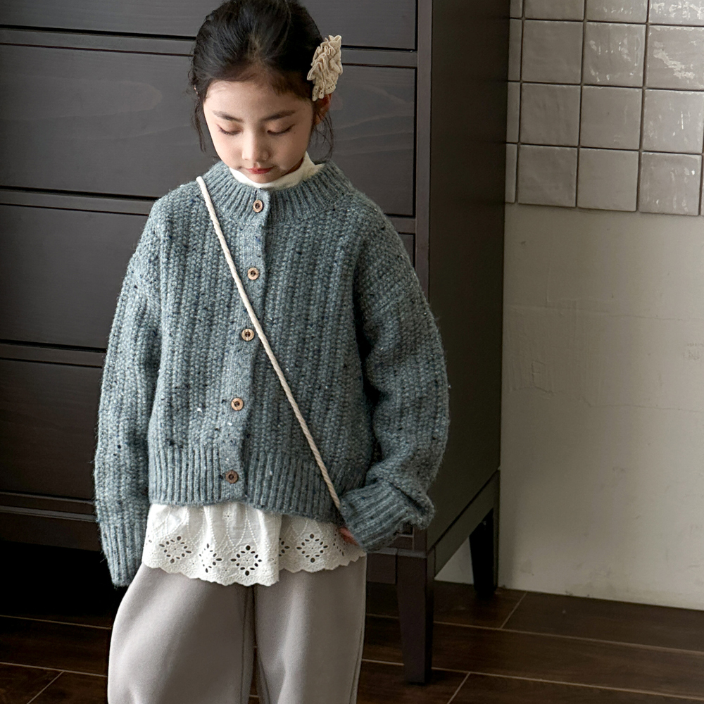 2024新款洋气毛衣女童针织开衫