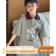 女童短袖 上衣12岁女孩体恤 女大童卡通印花POLO衫 T恤夏装 2026新款